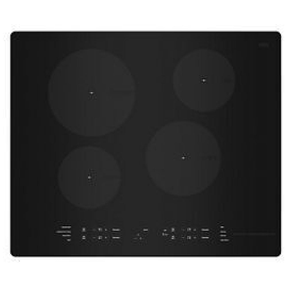 Whirlpool UCIG245KBL Induction Cooktop, 24 inch Exterior Width, 4 Burners, 3,000 Highest Burner Element (Watts), Black colour