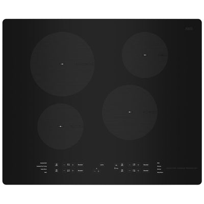Whirlpool UCIG245KBL Induction Cooktop, 24 inch Exterior Width, 4 Burners, 3,000 Highest Burner Element (Watts), Black colour