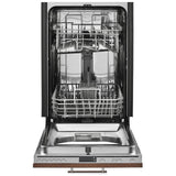 Whirlpool UDPS5118PP Dishwasher, 18 inch Exterior Width, 50 dB Decibel Level, Fully Integrated, Stainless Interior, Custom Panel Ready, 6 Wash Cycles, 8 Capacity (Place Settings), 2 Loading Racks, Panel Ready