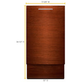 Whirlpool UDPS5118PP Dishwasher, 18 inch Exterior Width, 50 dB Decibel Level, Fully Integrated, Stainless Interior, Custom Panel Ready, 6 Wash Cycles, 8 Capacity (Place Settings), 2 Loading Racks, Panel Ready
