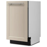 Whirlpool UDPS5118SP Dishwasher, 18 inch Exterior Width, 48 dB Decibel Level, Fully Integrated, Stainless Interior, Custom Panel Ready, 6 Wash Cycles, 8 Capacity (Place Settings), 2 Loading Racks, Panel Ready