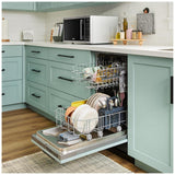 Whirlpool UDPS5118SP Dishwasher, 18 inch Exterior Width, 48 dB Decibel Level, Fully Integrated, Stainless Interior, Custom Panel Ready, 6 Wash Cycles, 8 Capacity (Place Settings), 2 Loading Racks, Panel Ready