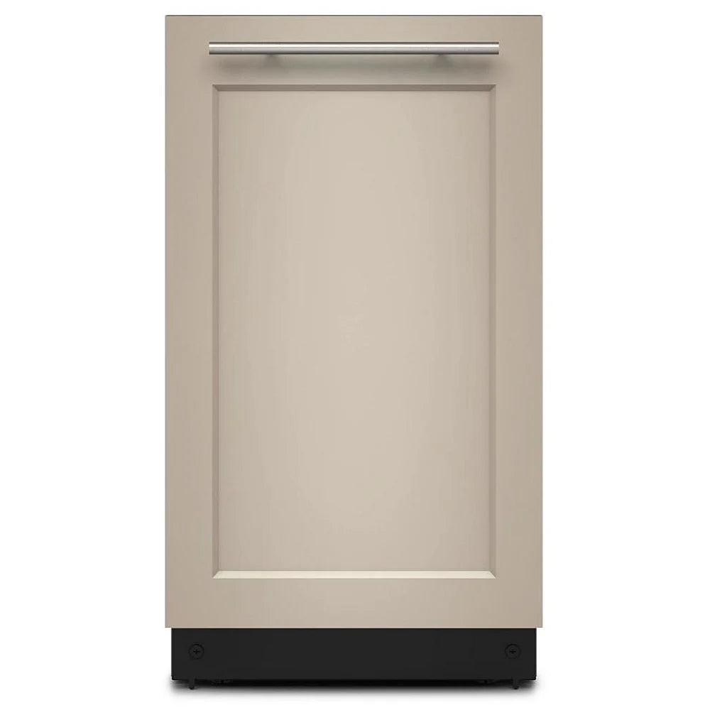 Whirlpool UDPS5118SP Dishwasher, 18 inch Exterior Width, 48 dB Decibel Level, Fully Integrated, Stainless Interior, Custom Panel Ready, 6 Wash Cycles, 8 Capacity (Place Settings), 2 Loading Racks, Panel Ready