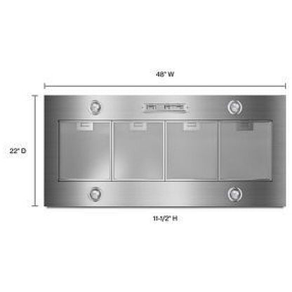 Whirlpool UVL6048JSS Insert Liner, 48 inch Exterior Width, LED, Stainless Steel colour