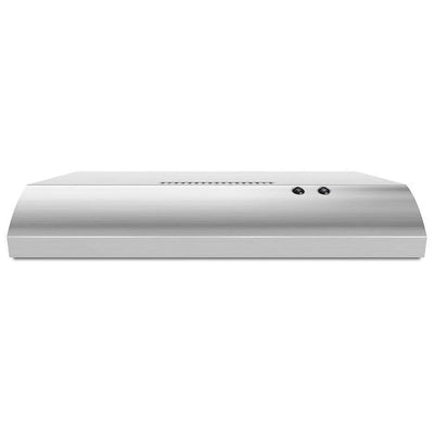 Whirlpool UXT4130ADS 抽油烟机，30 英寸外部宽度，橱柜下，190 CFM，内部/再循环，白炽灯，洗碗机安全过滤器，2，不锈钢颜色，含鼓风机
