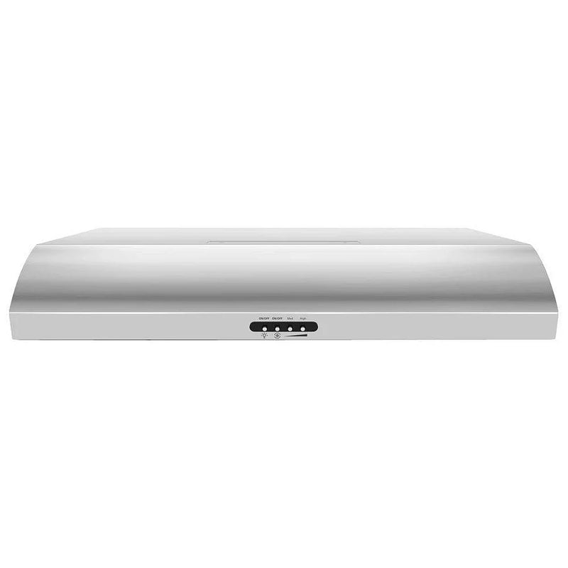 Whirlpool UXT5230BDS Range Hood, 30 inch Exterior Width, Under-Cabinet, 350 CFM, Halogen , Aluminum Mesh Filter, Stainless Steel colour