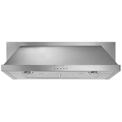 Whirlpool UXT5530AAS Range Hood, 30 inch Exterior Width, Under-Cabinet, 400 CFM, Stainless Steel