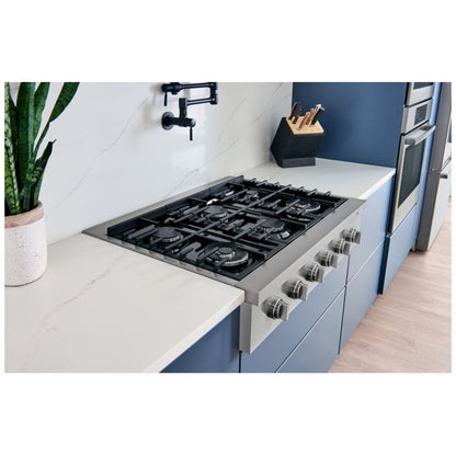 36" Gas Rangetop, 6 Burner, Stainless Steel, RGM8658UC