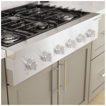36" Gas Rangetop, 6 Burner, Stainless Steel, RGM8658UC