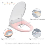 R&T V3200 Electric Bidet Seat with Remote Control Elongated