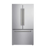 Vesta Yukon 36" Counter-Depth Stainless Steel French-Door Refrigerator with Bottom-Freezer