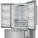 Vesta Yukon 36" Counter-Depth Stainless Steel French-Door Refrigerator with Bottom-Freezer