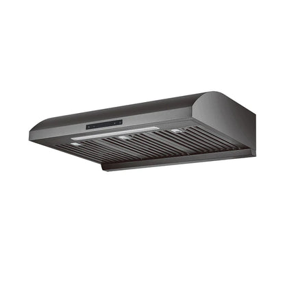 Akron 850CFM 30'' Black Stainless Steel Under Cabinet Range Hoods