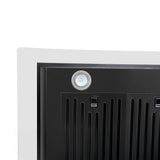 Amsterdam 800CFM 30'' Black Stainless Steel Wall Mount Range Hoods