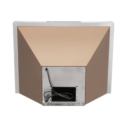 Vesta Brussels 36" Gold Stainless Steel 800 CFM Wall Mount Range Hood