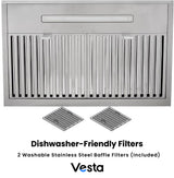 Chicago 750CFM 30'' Stainless Steel Under Cabinet Range Hoods