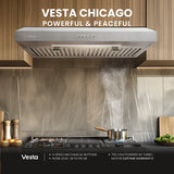 Chicago 750CFM 24" Stainless Steel Under Cabinet Range Hood