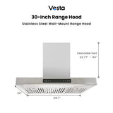 Vesta Copenhagen   30"   |   Silver   |   6-Speed   Touchscreen