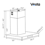 Vesta Copenhagen   30"   |   Silver   |   6-Speed   Touchscreen
