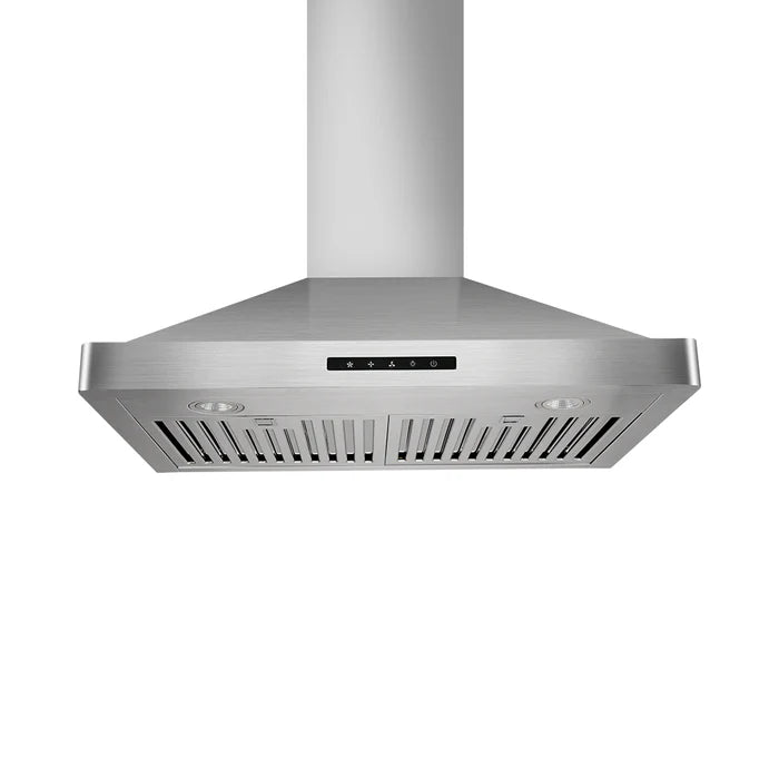 Vesta Milan 30" 1000 CFM Stainless Steel Wall Mount Range Hood - Front View