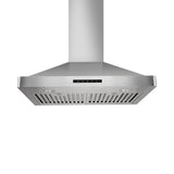 Vesta Milan 30" 1000 CFM Stainless Steel Wall Mount Range Hood - Front View