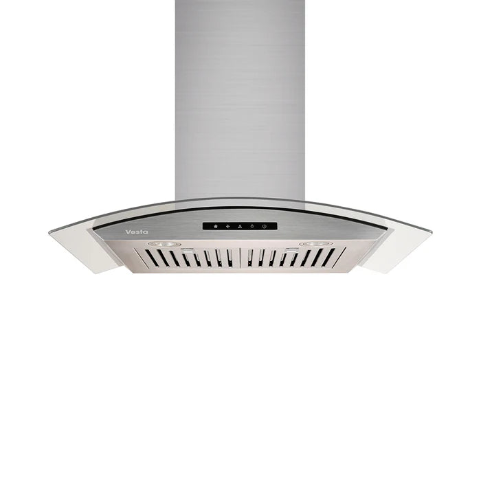 Vesta Rome 30-inch stainless steel wall-mounted range hood front view