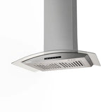 Vesta Rome 30-inch stainless steel wall-mounted range hood right view