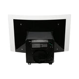 Vesta Rome 30-inch stainless steel wall-mounted range hood top view