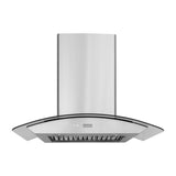 Hamburg 1000CFM 36'' Stainless Steel Wall Mount Voice Control DC Motor Range Hoods