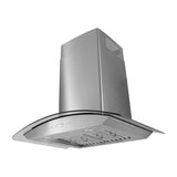 Hamburg 1000CFM 36'' Stainless Steel Wall Mount Voice Control DC Motor Range Hoods