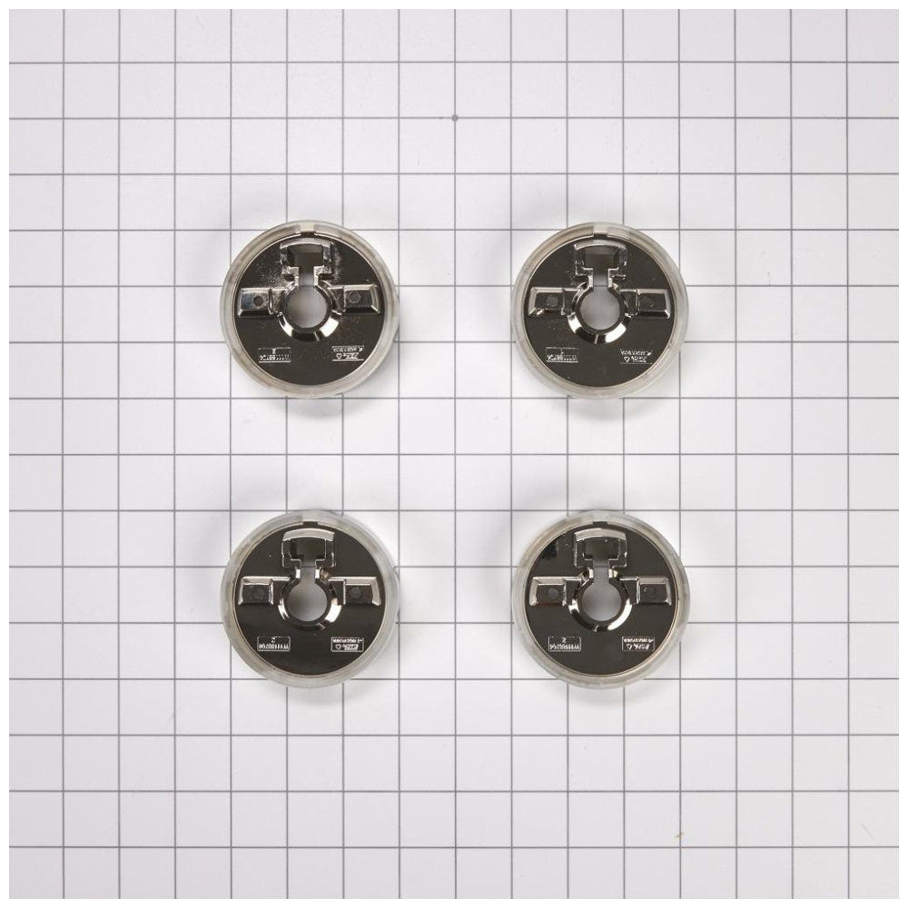 JennAir W11323062 Range Chrome Knob Bezel Set (4)