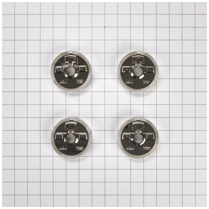 JennAir W11323062 Range Chrome Knob Bezel Set (4)