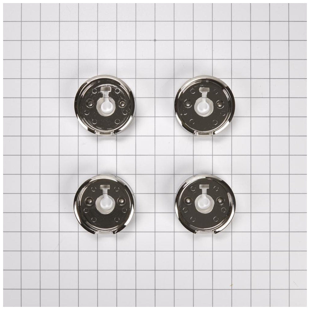 JennAir W11323062 Range Chrome Knob Bezel Set (4)