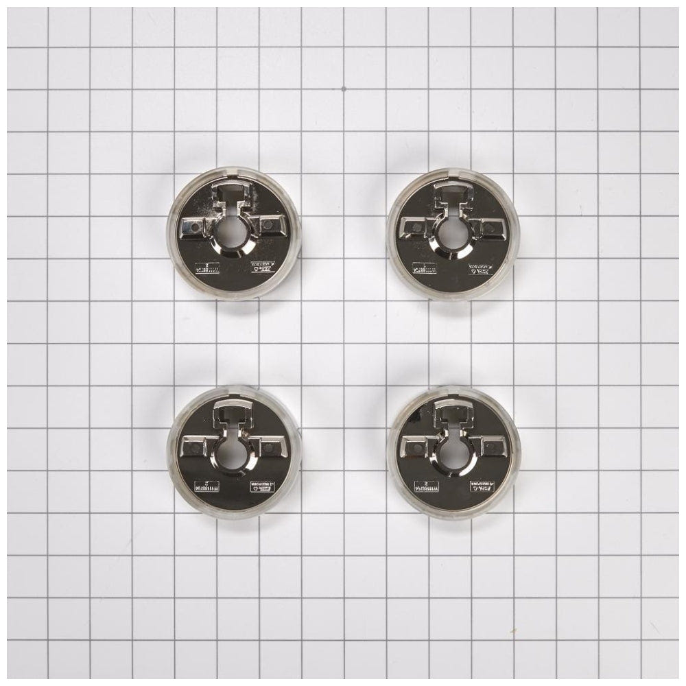 JennAir W11323062 Range Chrome Knob Bezel Set (4)