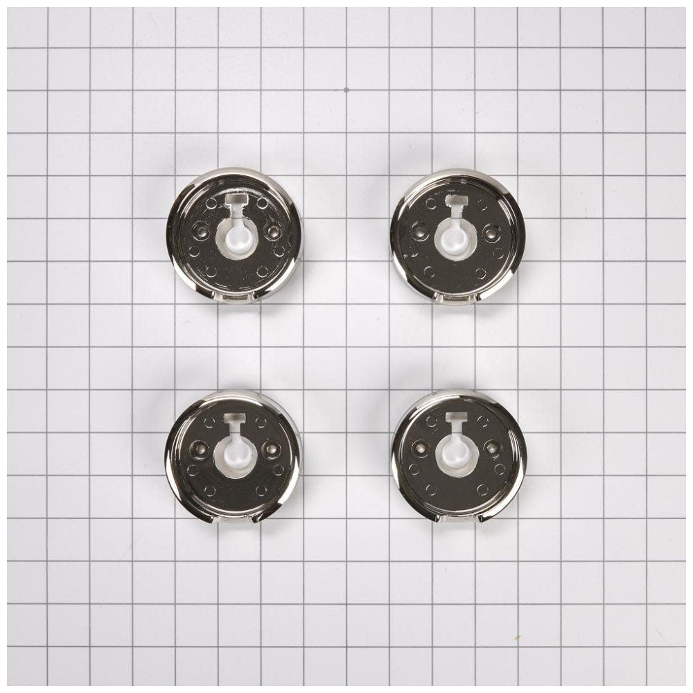 JennAir W11323062 Range Chrome Knob Bezel Set (4)