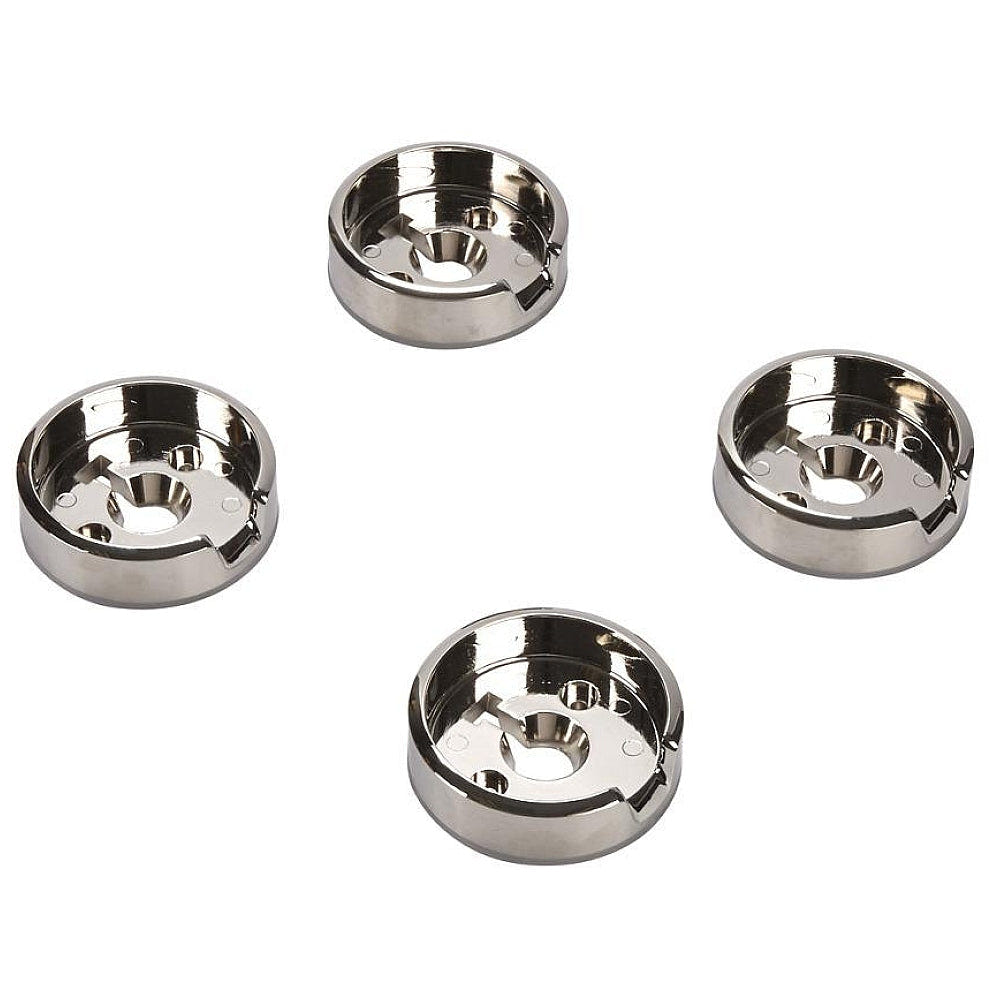 JennAir W11323062 Range Chrome Knob Bezel Set (4)