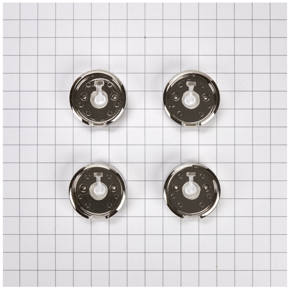 JennAir W11323062 Range Chrome Knob Bezel Set (4)
