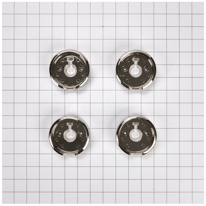 JennAir W11323062 Range Chrome Knob Bezel Set (4)