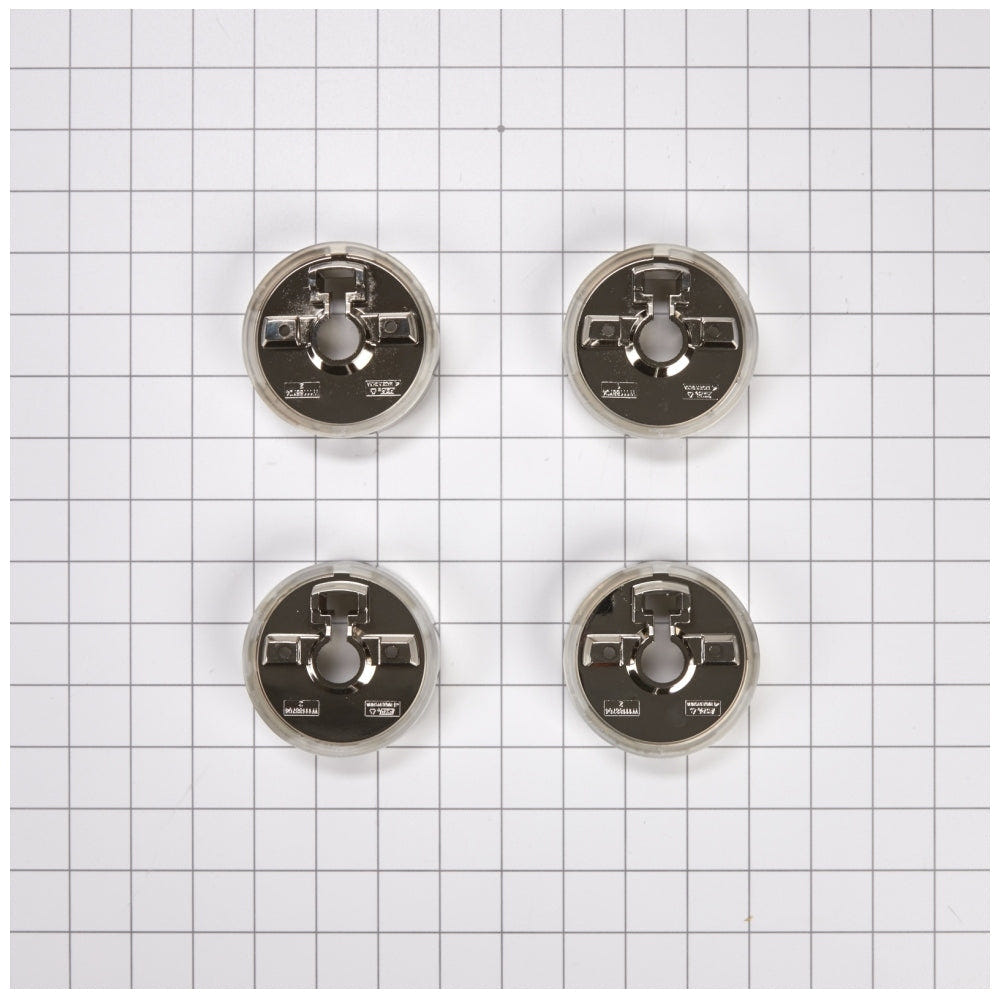 JennAir W11323062 Range Chrome Knob Bezel Set (4)