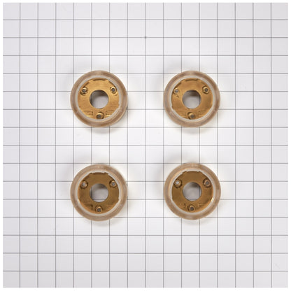 JennAir W11323068 Range Brass Knob Bezels Set (4)