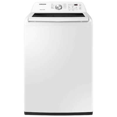 Samsung WA45T3200AW Top Load Washer, 27 inch Width, 5.2 cu. ft. Washer Capacity, 8 Wash Cycles, 5 Temperature Settings, 700 RPM Washer Spin Speed, Impeller, White colour Soft Close Lid, Deep Fill Option