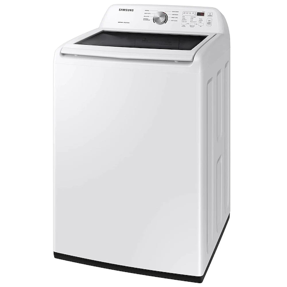 Samsung WA45T3200AW Top Load Washer, 27 inch Width, 5.2 cu. ft. Washer Capacity, 8 Wash Cycles, 5 Temperature Settings, 700 RPM Washer Spin Speed, Impeller, White colour Soft Close Lid, Deep Fill Option