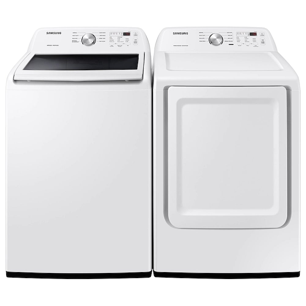 Samsung Top Load Washer WA45T3200AW & Electric Dryer DVE45T3200W