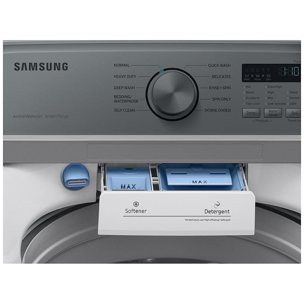 Samsung Top Load Washer WA46CG3505AWA4 & Electric Dryer DVE47CG3500WAC
