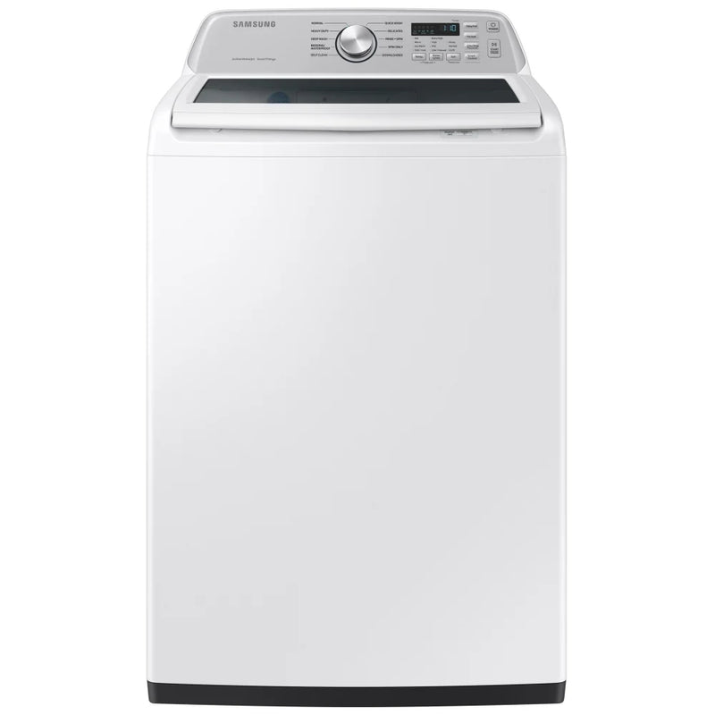 Samsung WA46CG3505AWA4 Top Load Washer, 27 inch Width, 5.4 cu. ft. Washer Capacity, 700 RPM Washer Spin Speed, 10 Wash Cycles, 5 Temperature Settings, ENERGY STAR Certified, Wifi Enabled, White colour