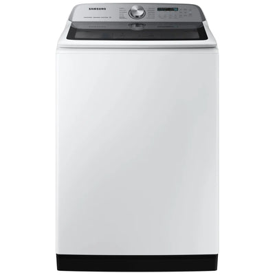 Samsung WA52DG5500AWUS Top Load Washer, ENERGY STAR Certified, 6 cu. ft. Washer Capacity, 12 Wash Cycles, 5 Temperature Settings, 750 RPM Washer Spin Speed, Impeller, Wifi Enabled, White colour
