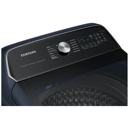 Samsung WA54CG7150ADA4 Top Load Washer, ENERGY STAR Certified, 6.1 cu. ft. Washer Capacity, 12 Wash Cycles, 5 Temperature Settings, 750 RPM Washer Spin Speed, Impeller, Wifi Enabled, Navy colour