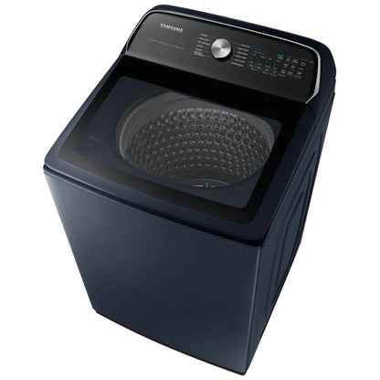 Samsung WA54CG7150ADA4 Top Load Washer, ENERGY STAR Certified, 6.1 cu. ft. Washer Capacity, 12 Wash Cycles, 5 Temperature Settings, 750 RPM Washer Spin Speed, Impeller, Wifi Enabled, Navy colour
