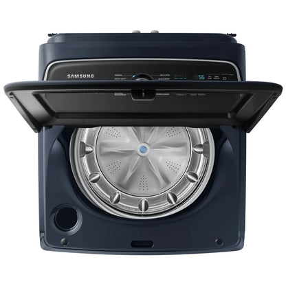 Samsung WA54CG7150ADA4 Top Load Washer, ENERGY STAR Certified, 6.1 cu. ft. Washer Capacity, 12 Wash Cycles, 5 Temperature Settings, 750 RPM Washer Spin Speed, Impeller, Wifi Enabled, Navy colour