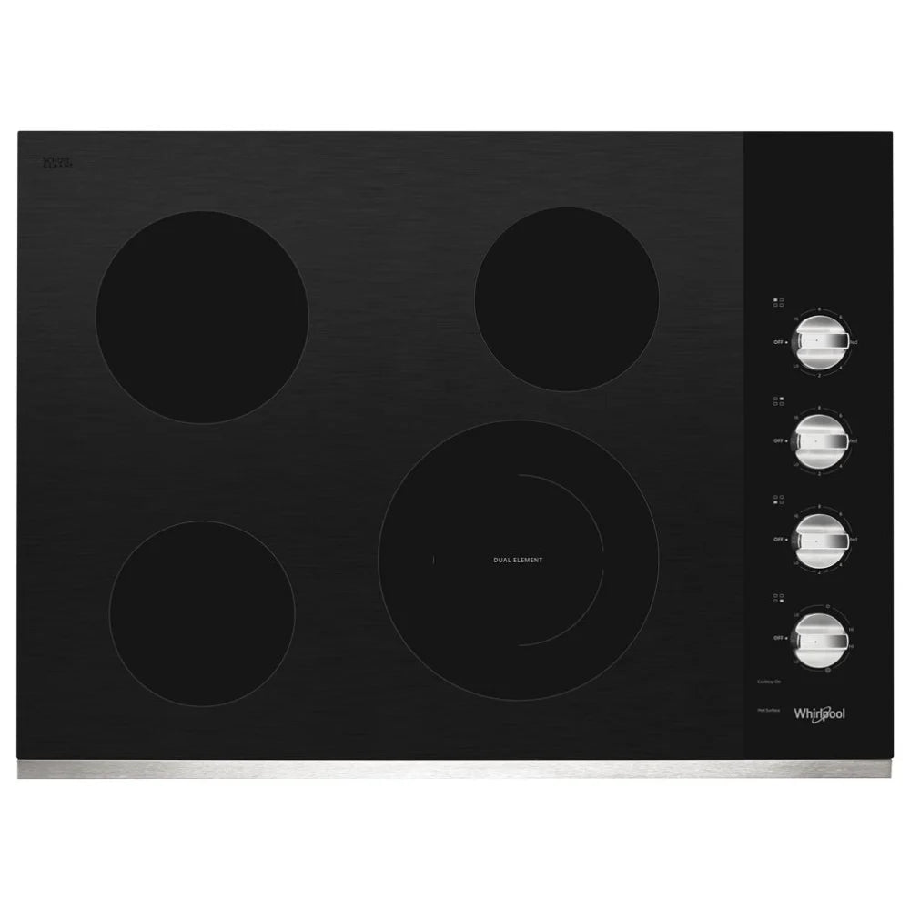 Whirlpool WCE55US0HS Electric Cooktop 30 inch exterior width